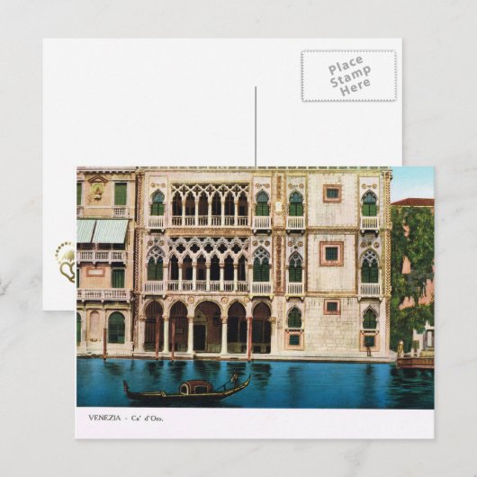 Venetië, Replica  Briefkaart 1910 (Voorkant / Achterkant)