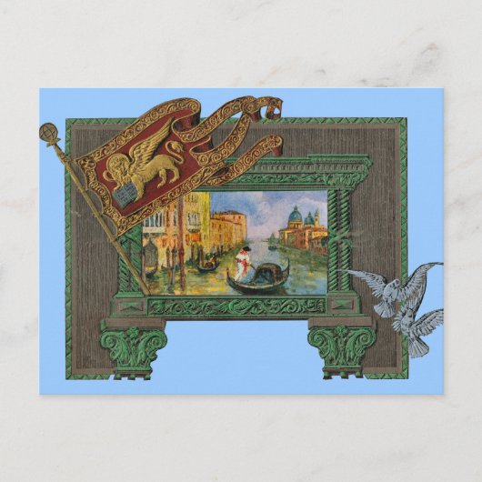 Venetië, Replica  Briefkaart 1910 (Voorkant)