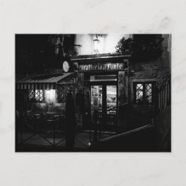 Venetië Restaurant bij nacht Briefkaart