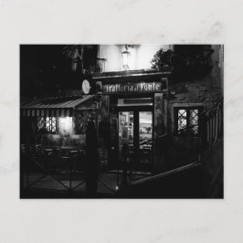 Venetië Restaurant bij nacht Briefkaart