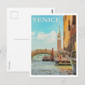 Venetië, Retroreizen Briefkaart (Voorkant / Achterkant)
