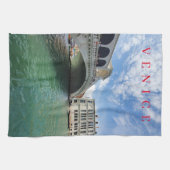 Venetië Rialto Bridge uitzicht theedoek (Horizontaal)