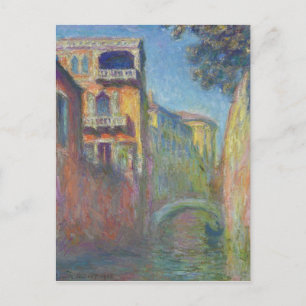 Venetië, Rio de Santa Salute door Claude Monet Briefkaart