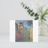 Venetië, Rio DE Santa Salute door Claude Monet Feestdagenkaart (Staand voorkant)