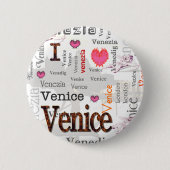Venetië Ronde Button 5,7 Cm (Voorkant)