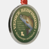 Venetië Roodbaars Metalen Ornament (Rechts)