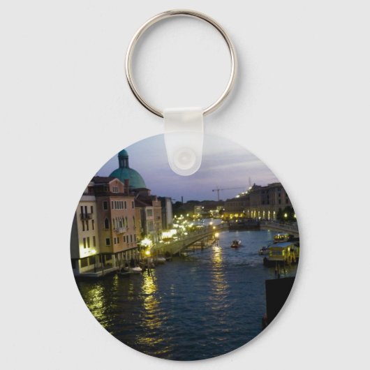 Venetië 's nachts sleutelhanger (Voorkant)