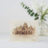 Venetië. Sint Mark's Basilica. door Vasily Surikov Briefkaart (Staand voorkant)