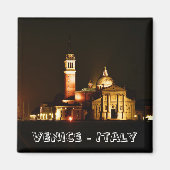 Venetië, stad bij nacht (Fridge Magnet) Magneet (Voorkant)