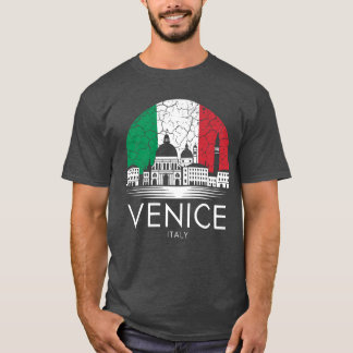 Venetië Stad Italië Vlag grappig T-shirt