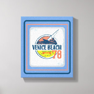  Venetië Strand 1978 Surf Art Poster Canvas Afdruk