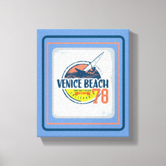  Venetië Strand 1978 Surf Art Poster Canvas Afdruk