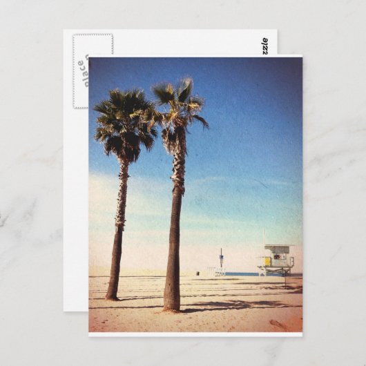  Venetië-strand Briefkaart (Voorkant / Achterkant)