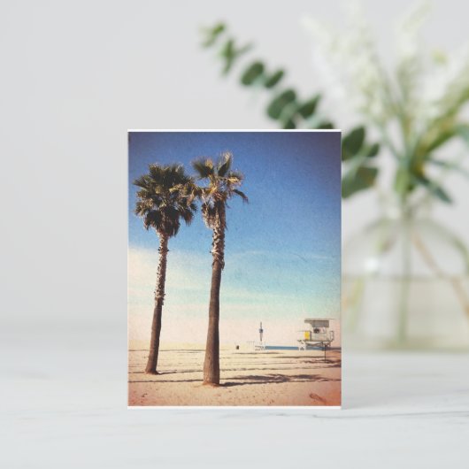  Venetië-strand Briefkaart (Staand voorkant)