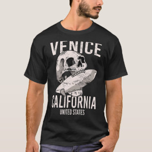 Venetië-strand Californië-retrofer Sk T-shirt