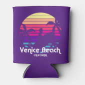  Venetië Strand Californië Zonsondergang Blikjeskoeler (Voorkant)