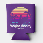  Venetië Strand Californië Zonsondergang Blikjeskoeler (Achterkant)