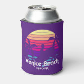  Venetië Strand Californië Zonsondergang Blikjeskoeler (Blikje Achterkant)