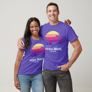  Venetië Strand Californië Zonsondergang T-shirt