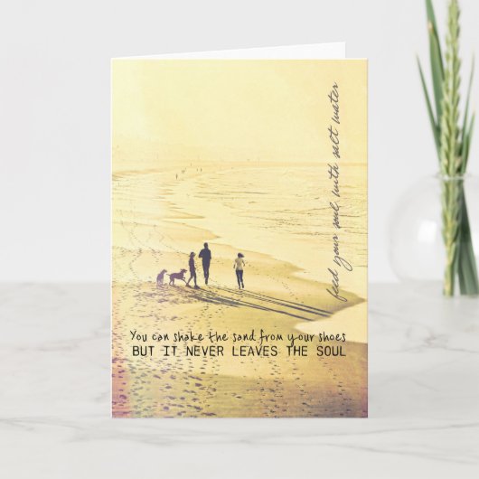 VENETIË SUNRISE WENSKAART BEDANKKAART (Voorkant)