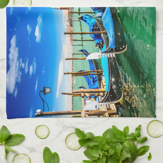 Venetië Theedoek (Gevouwen)