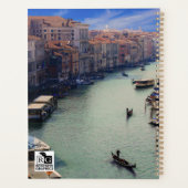 Venetië thema ongedateerd planner boek (Achterkant)