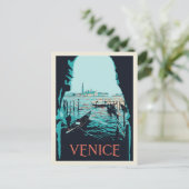 Venetië uit Piazza San Marco afbeelding Italië Po Briefkaart (Staand voorkant)