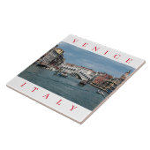 Venetië uitzicht keramische tegel tegeltje (Zijkant)