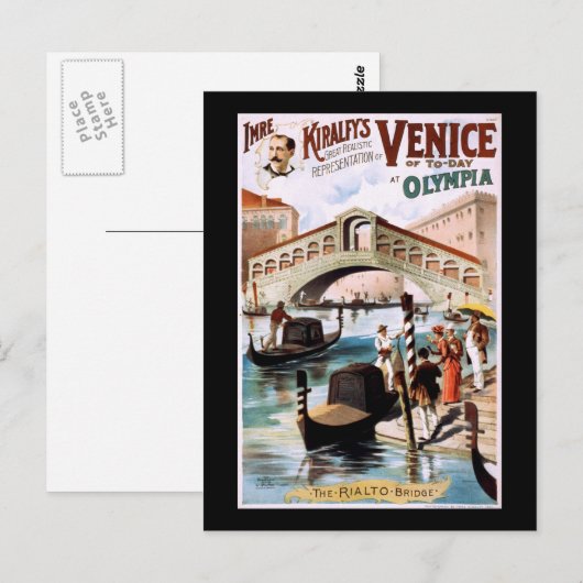 Venetië van de dag in Olympia Briefkaart (Voorkant / Achterkant)