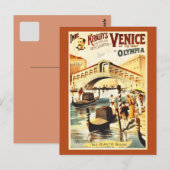  Venetië van de dag, Rialto-brug Briefkaart (Voorkant / Achterkant)