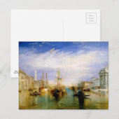 Venetië, van de Porch van Madonna della Salute Briefkaart (Voorkant / Achterkant)