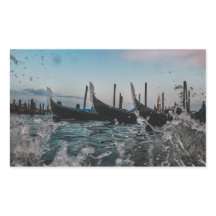 Venetië, Venetië. Gondels. Italië