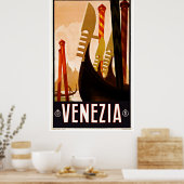 Venetië Venezia Italië - Posters voor het reizen m (Keuken)