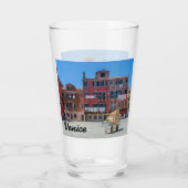 Venetië vierkant glas (Achterkant)