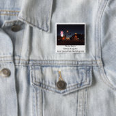 Venetië Vierkante Button 5,1 Cm (In situ)