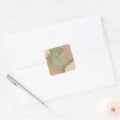 Venetië Vierkante Sticker (Envelop)
