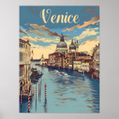 Venetië-Vintage Poster (Voorkant)
