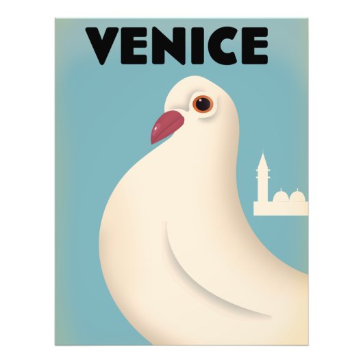Venetië vintage stijl reisposter foto afdruk (Voorkant)