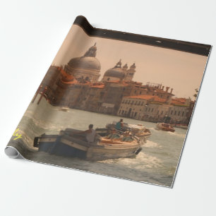 Venetië — Vintage van het Grote Kanaal van Italië Cadeaupapier
