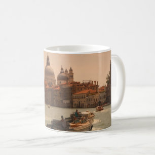 Venetië — Vintage van het Grote Kanaal van Italië Koffiemok