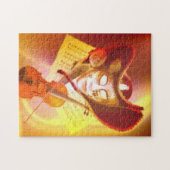 Venetië Violinist Puzzle Legpuzzel (Horizontaal)