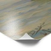 Venetië, vissersboot in de lagune (1889) foto afdruk (Hoek)