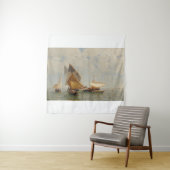 Venetië, vissersboot in de lagune (1889) wandkleed (In situ)