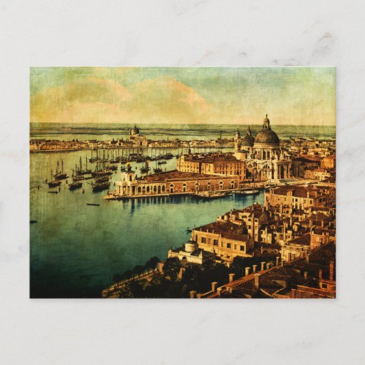 Venetië waargenomen briefkaart (Voorkant)