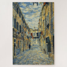 Venetië Wasmachstraat Van Gogh Stijl Kunstpuzzel