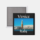 Venetië waterkant Italië magneet (Voorkant / Achterkant)