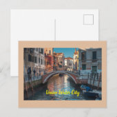 Venetië Waterstad Rome Briefkaart (Voorkant / Achterkant)