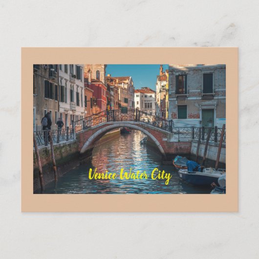Venetië Waterstad Rome Briefkaart (Voorkant)