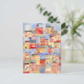 Venetië-Waterverf Briefkaart (Staand voorkant)