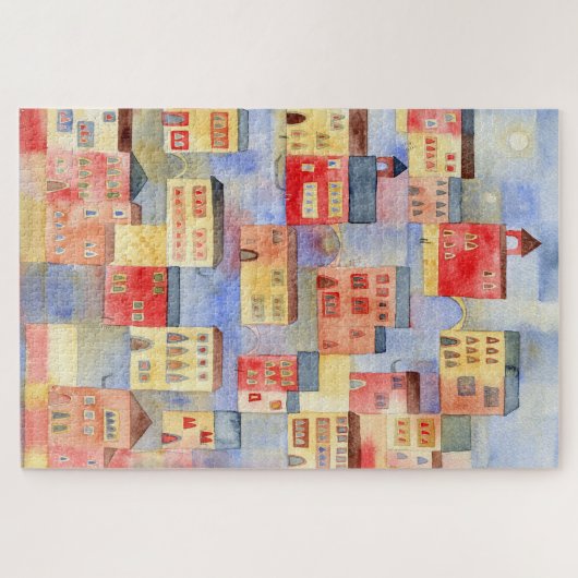 Venetië-Waterverf Legpuzzel (Horizontaal)